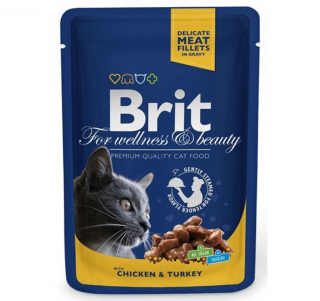 Brit Premium Pouch Tavuk&Hindili 100 gr Kedi Maması kullananlar yorumlar
